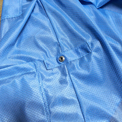 ダイヤモンド・グリッド・ファブリックのアンチステティック・ESD クリーンルーム・ジャケット