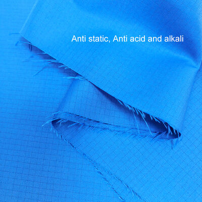 Blue ESD Anti Static Acid Alkali Dust-Free Clothing Protective Clothing Fabric