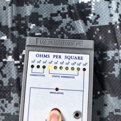 カモフラージュプリント 高性能ESD ダイヤモンド格子編み布 87%ポリエステル+13%炭素繊維