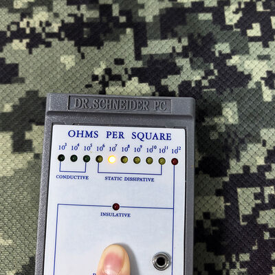 カモフラージュプリント 高性能ESD ダイヤモンド格子編み布 87%ポリエステル+13%炭素繊維