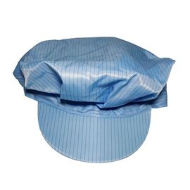 白く青く黄色い反静的なEsdの帽子ほこりのないポリエステル生地のサイズS/M/L/Xl