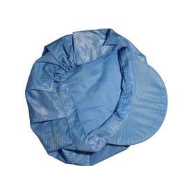 白く青く黄色い反静的なEsdの帽子ほこりのないポリエステル生地のサイズS/M/L/Xl