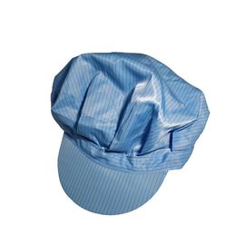 白く青く黄色い反静的なEsdの帽子ほこりのないポリエステル生地のサイズS/M/L/Xl