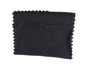 ESDのポロ シャツのTシャツの黒の紫系統のための編む綿の反静的な生地
