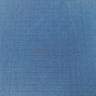 98%ポリエステル2%カーボン反静的な5mm格子静電放電の生地