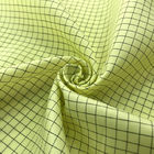 1/2のあや織り5mmの格子98%ポリエステル2%カーボン帯電防止衣類