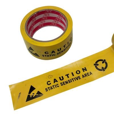 帯電防止記憶保護域のためのビニール0.15mm ESDの警告テープ