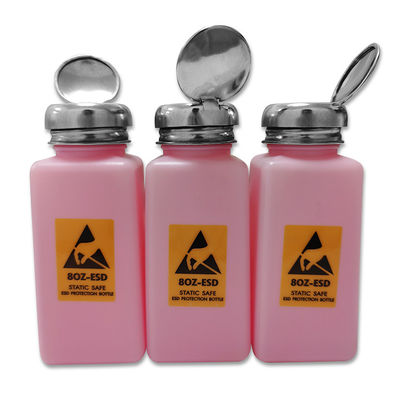 クリーンルームのHDPEプラスチックESDアルコールびん240ML