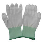 企業のS M L XL XXLのためのスリップ防止白いポリエステルPuのやし手袋