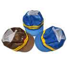 OEMブラウンESDの反静的な帽子99%ポリエステル1%カーボン繊維
