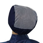 クリーンルーム電子働く青いESDの帽子帯電防止TCポリエステル綿