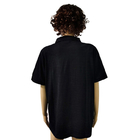 黒い縞ESDのTシャツ男女兼用の96%の綿4%伝導性繊維