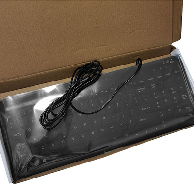 実験室のクリーンルームのために置かれる黒いESDの帯電防止ワイヤーで縛られたキーボードのマウス