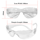 透明なプラスチックESDの安全ガラスの耐衝撃性の目の保護