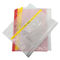 クリーンルーム11の穴ファイル袋A4 A3ピンクか黄色いのほこりのないESD反静的な文書袋