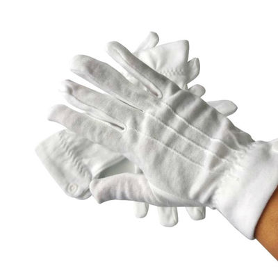 10.5インチの100%の綿の継ぎ目が無い編む反静的な手袋