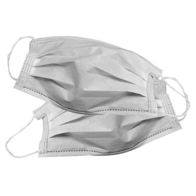 クリーンルームのための白いNonwoven使い捨て可能な3つの層マスク